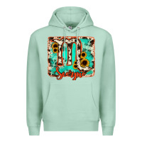 Seafoam Scorpio turquoise cowhide Premium Hoodie - RanaPortraitStore
