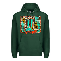 Sports Green Scorpio turquoise cowhide Premium Hoodie - RanaPortraitStore