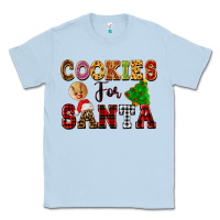 Dusty Blue cookies for santa Classic Tee - FaDigitalArtStudio
