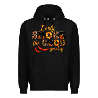Black i only smoke the good smokes Premium Hoodie - AdoDesignShop