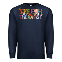 Navy speech therapist Premium Sweatshirt - texasbilliewilder
