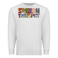 Oatmeal Heather speech therapist Premium Sweatshirt - texasbilliewilder