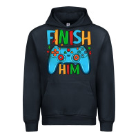 Navy finish him Urban Hoodie - JahusDesignShop
