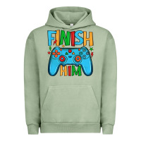 Pigment Oil Green finish him Urban Hoodie - JahusDesignShop