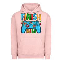 Pigment Salmon finish him Urban Hoodie - JahusDesignShop