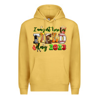 Antique Gold i am just here for field day  2023 Premium Hoodie - AdoDesignShop