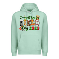 Seafoam i am just here for field day  2023 Premium Hoodie - AdoDesignShop