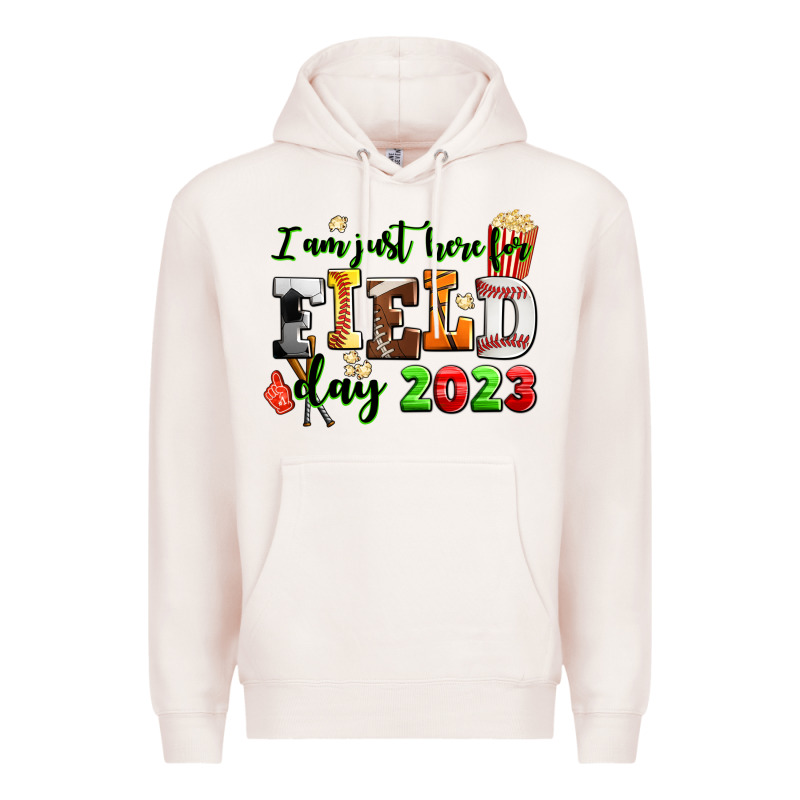 I Am Just Here For Field Day  2023 Premium Hoodie by AdoDesignShop | Teevron