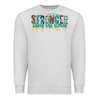 Dove Grey stronger than the storm Premium Sweatshirt - texasbilliewilder