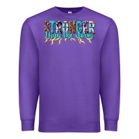 Purple stronger than the storm Premium Sweatshirt - texasbilliewilder