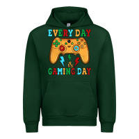 Forest Green every day is gaming day Urban Hoodie - JahusDesignShop