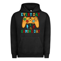 Pigment Black every day is gaming day Urban Hoodie - JahusDesignShop