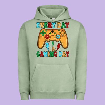 Every Day Is Gaming Day Urban Hoodie Designed By Jahusdesignshop
