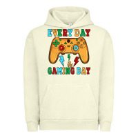 Pigment Pistachio every day is gaming day Urban Hoodie - JahusDesignShop