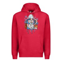 Cardinal winter gnome coffee Premium Hoodie - JahusDesignShop