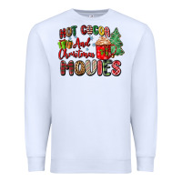 White hot cocoa and christmas movies Premium Sweatshirt - Zillion Design Studio