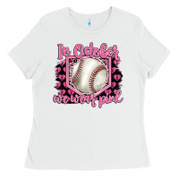 White in october we wear pink baseball Ladies Tee - BarkalooDesign