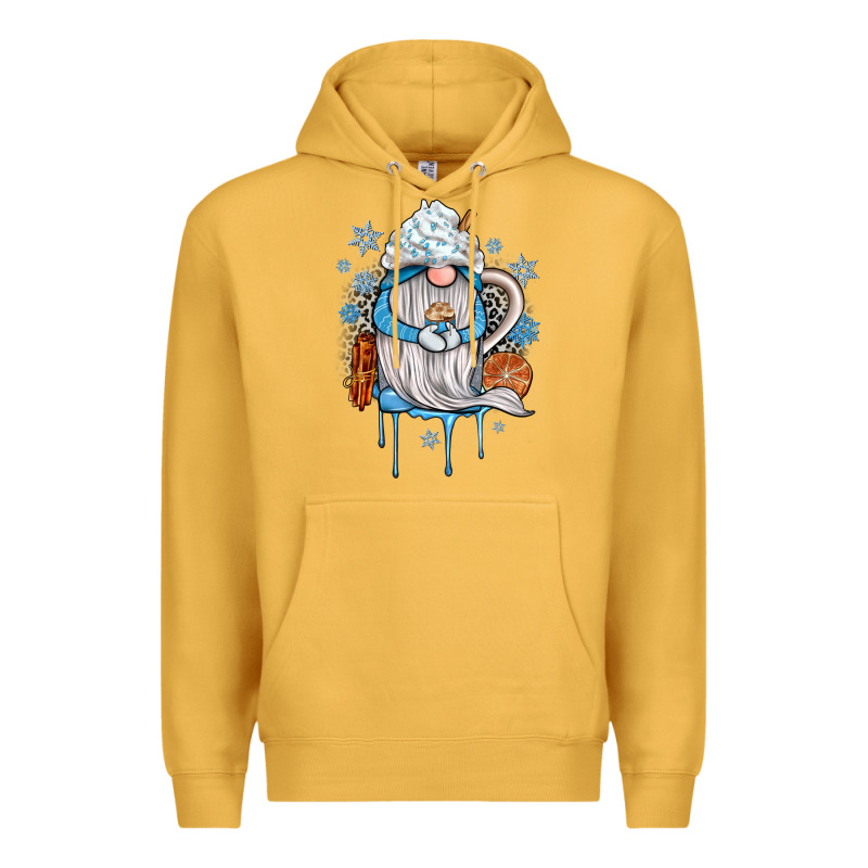Winter Gnome Coffee Premium Hoodie by JahusDesignShop | Teevron