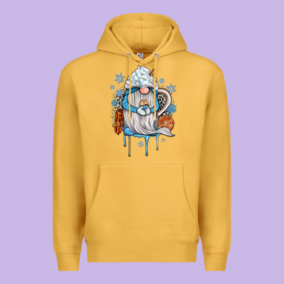Winter Gnome Coffee Premium Hoodie Designed By Jahusdesignshop