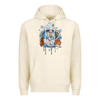 Tofu winter gnome coffee Premium Hoodie - JahusDesignShop
