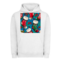 Pigment Lunar Rock christmas socks seamless pattern Urban Hoodie - BundleAndBundleShop