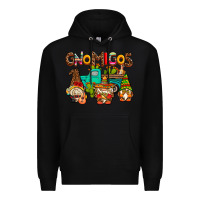 Black gnomigos Premium Hoodie - AdoDesignShop