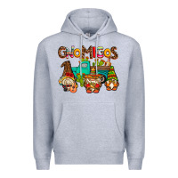 Heather Grey gnomigos Premium Hoodie - AdoDesignShop
