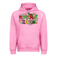 Fuchsia Pink peppermint season Urban Hoodie - AdoDesignShop