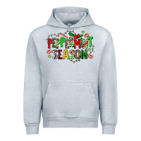 Heather Grey peppermint season Urban Hoodie - AdoDesignShop