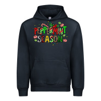 Navy peppermint season Urban Hoodie - AdoDesignShop