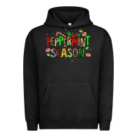 Pigment Black peppermint season Urban Hoodie - AdoDesignShop