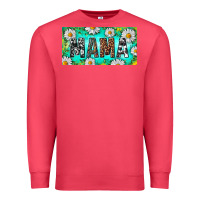 Cardinal Turquoise and Daisy Mama Premium Sweatshirt - RanaPortraitStore