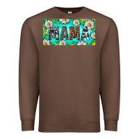 Chestnut Turquoise and Daisy Mama Premium Sweatshirt - RanaPortraitStore