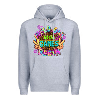 Heather Grey field day let the games begin Premium Hoodie - AdoDesignShop