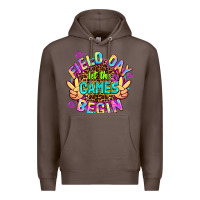 Coffee field day let the games begin Premium Hoodie - AdoDesignShop