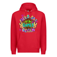 Red field day let the games begin Premium Hoodie - AdoDesignShop