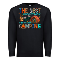 Black the best memories are made camping Premium Sweatshirt - texasbilliewilder