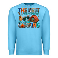 Ocean Blue the best memories are made camping Premium Sweatshirt - texasbilliewilder