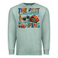 Seafoam the best memories are made camping Premium Sweatshirt - texasbilliewilder