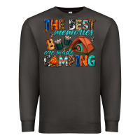 Smoke the best memories are made camping Premium Sweatshirt - texasbilliewilder
