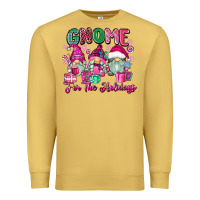 Antique Gold gnome for the holidays Premium Sweatshirt - Zillion Design Studio