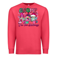 Cardinal gnome for the holidays Premium Sweatshirt - Zillion Design Studio