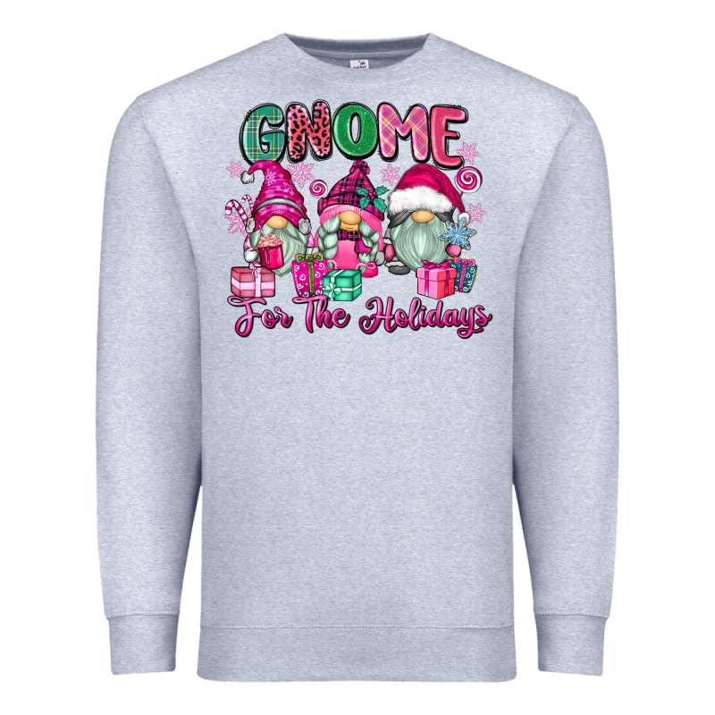 Gnome For The Holidays Premium Sweatshirt by Zillion Design Studio | Teevron