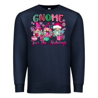 Navy gnome for the holidays Premium Sweatshirt - Zillion Design Studio