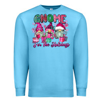 Ocean Blue gnome for the holidays Premium Sweatshirt - Zillion Design Studio