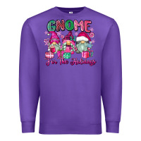 Purple gnome for the holidays Premium Sweatshirt - Zillion Design Studio