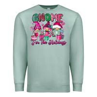 Seafoam gnome for the holidays Premium Sweatshirt - Zillion Design Studio