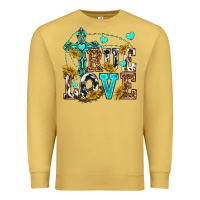 Antique Gold true love Premium Sweatshirt - texasbilliewilder