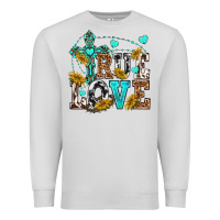 Dove Grey true love Premium Sweatshirt - texasbilliewilder