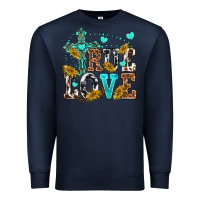 Navy true love Premium Sweatshirt - texasbilliewilder